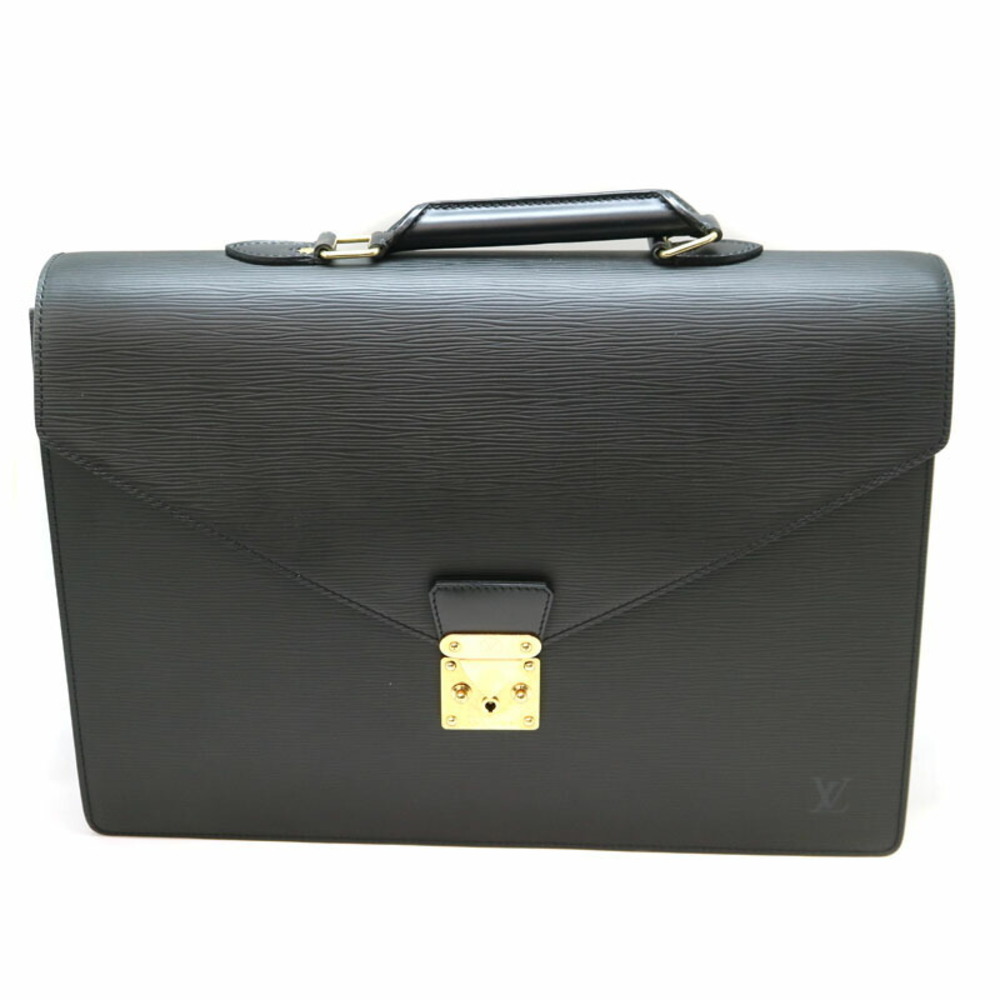 Louis Vuitton Serviette Conseil Briefcase Epi Black